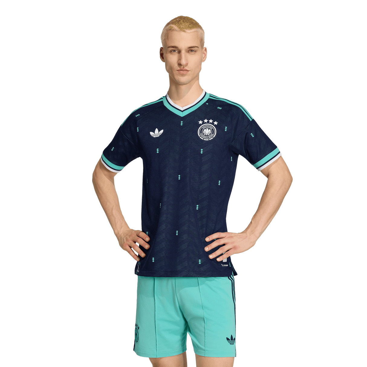 ADIDAS - Germany 26 Away Authentic Jersey - Uomo - Blue - image 3