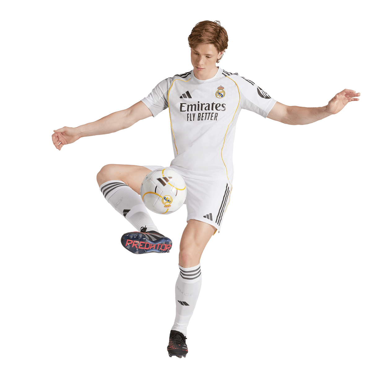 ADIDAS - Maglia Home Authentic Real Madrid 25/26 - Uomo - White - image 5