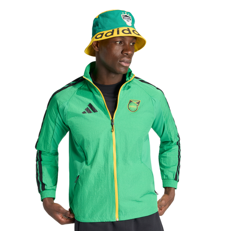 ADIDAS - Giacca Anthem Home Giamaica X Bob Marley - Uomo - Green - image 5