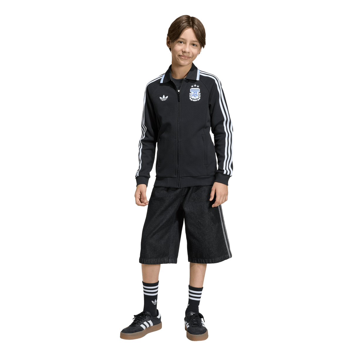 ADIDAS - Argentina Away Anthem Jacket Kids - Black - image 4