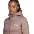 ADIDAS - Giacca TERREX Multi Light Down CLIMAWARM Hooded - Donna - Brown - image 7