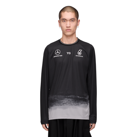 ADIDAS - Y-3 Mercedes - Amg Petronas Formula 1 Team Mechanics Long Sleeve Jersey - Black - image 2