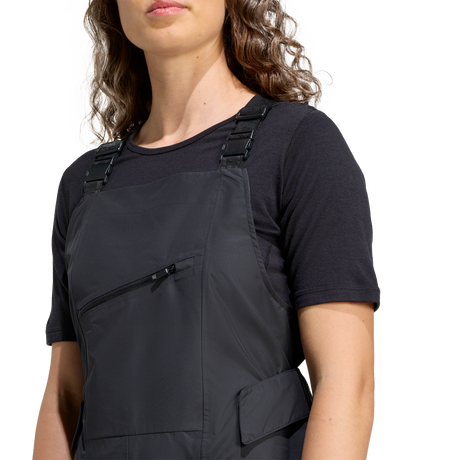 ADIDAS - Pantaloni Con Pettorina TERREX Xperior Hybrid PRIMEKNIT CLIMAPROOF+ - Donna - Black - image 6