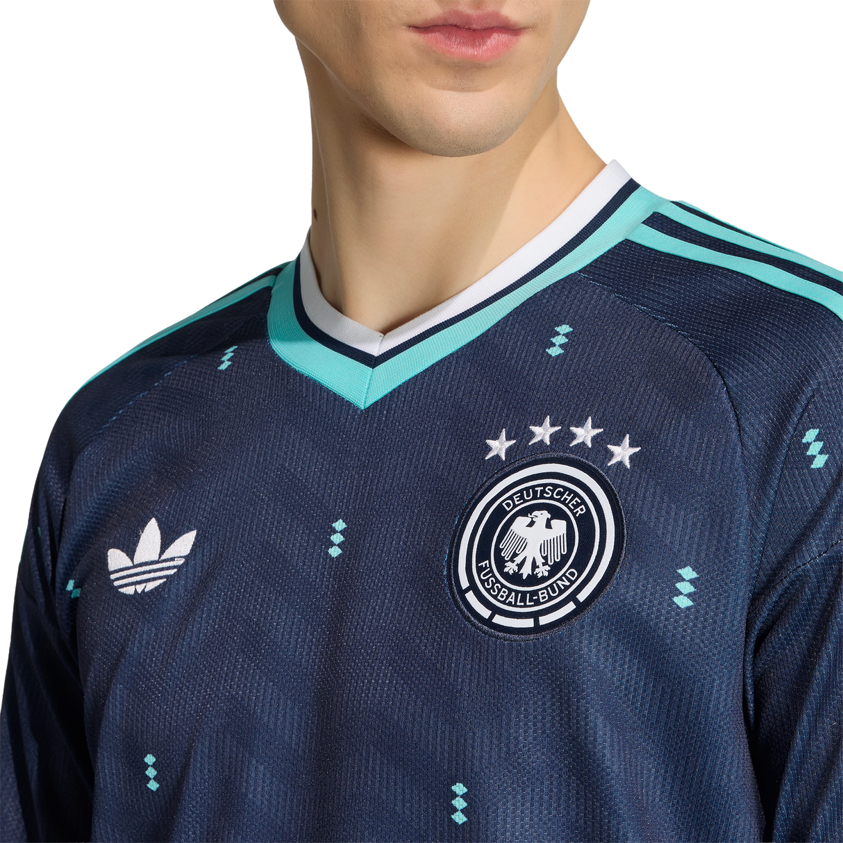 ADIDAS - Germany 26 Away Long Sleeve Jersey - Uomo - Blue - image 6