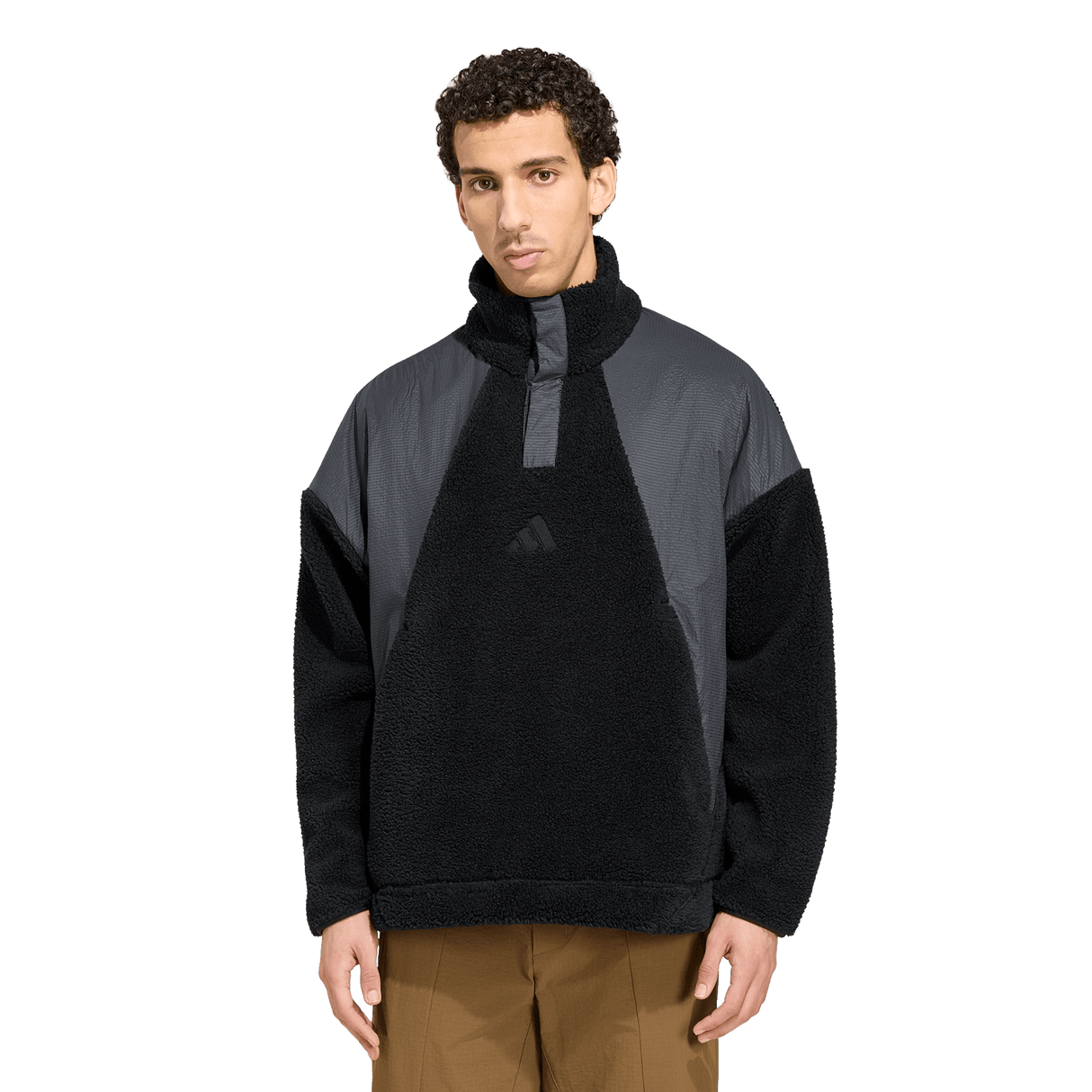 ADIDAS - TERREX Xploric CLIMAWARM High Pile Snap Pullover - Uomo - Black - image 2
