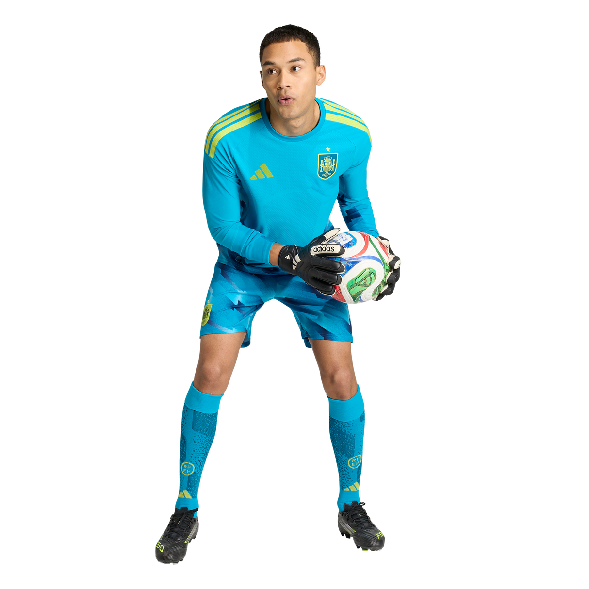 ADIDAS - Spain 26 Home Authentic Goalkeeper Jersey Ls - Uomo - Blue - image 5