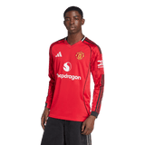 ADIDAS - Maglia Da Casa A Manica Lunga 25/26 Manchester United - Uomo - Red - image 3