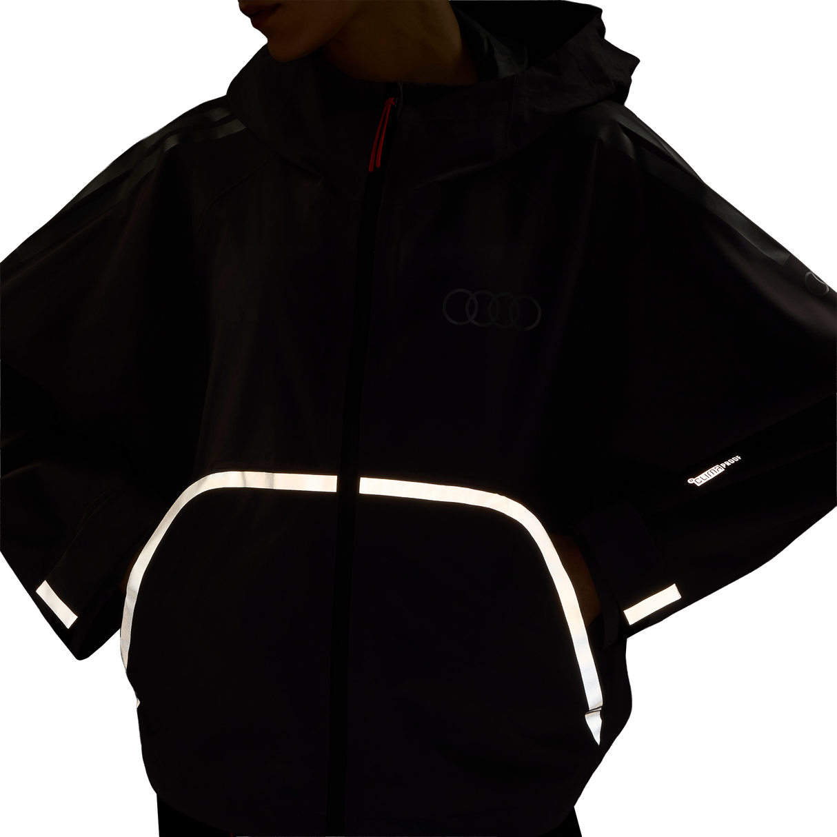 ADIDAS - Audi Revolut Formula One Team 2026 Engineers & Marketing Rain Jacket - Donna - Black - image 8