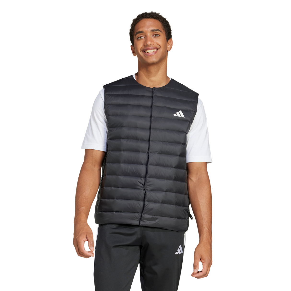 ADIDAS - Giacca Senza Maniche Helionic Light - Uomo - Black - image 2