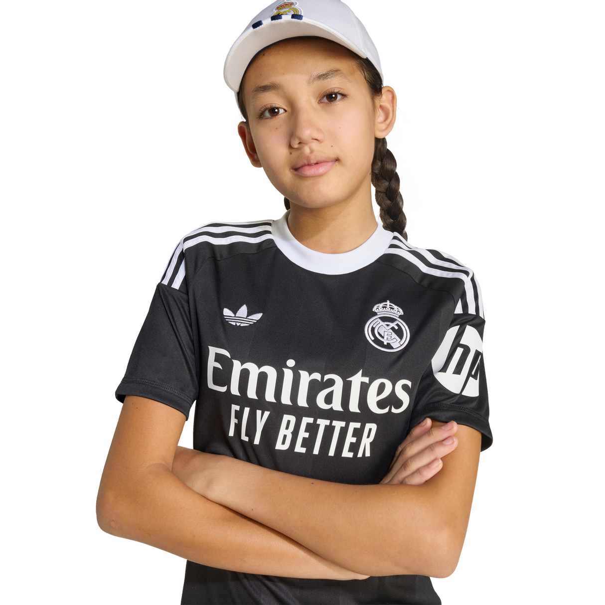 ADIDAS - Real Madrid 25/26 Third Goalkeeper Kids Kit - Black - image 9