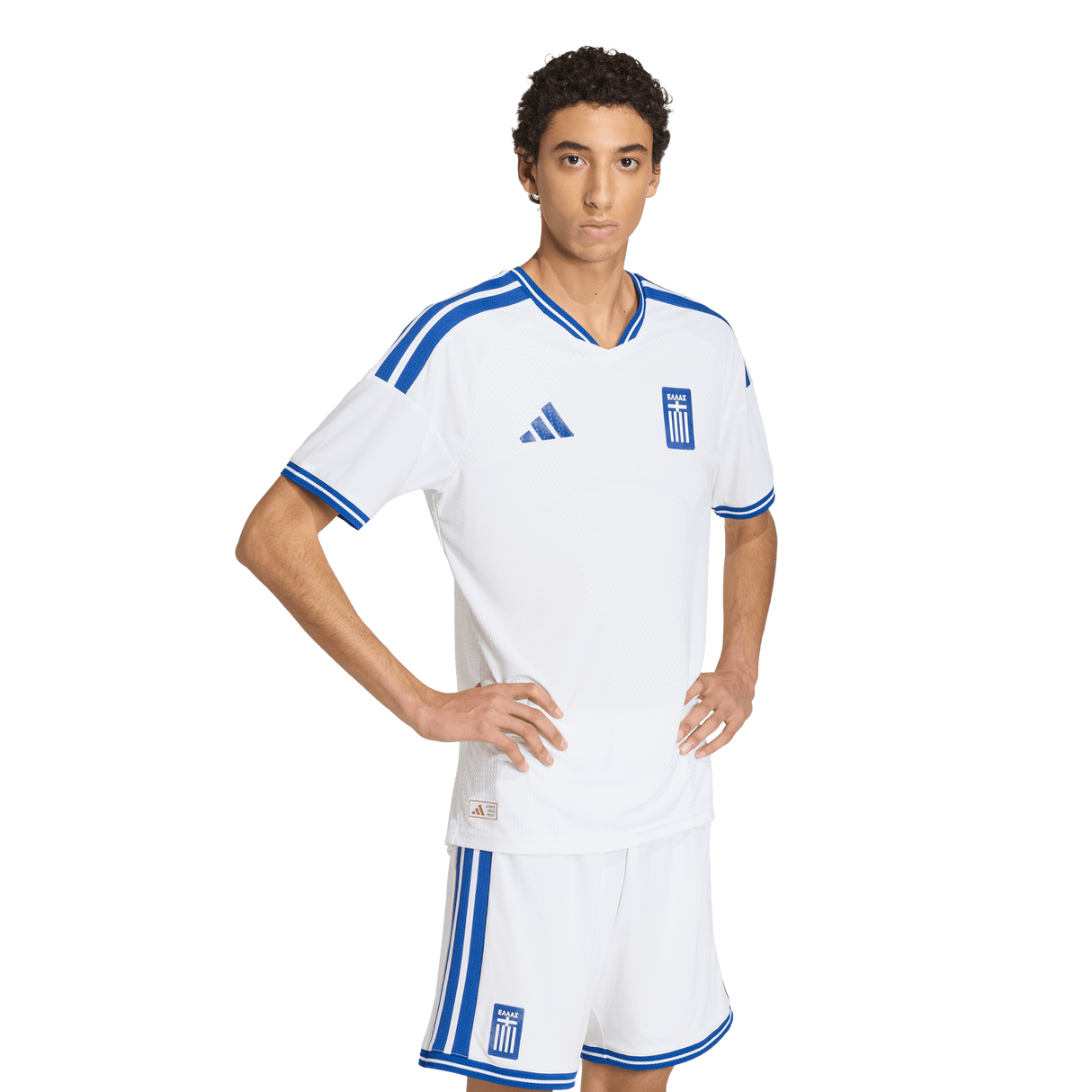 ADIDAS - Greece 26 Home Authentic Jersey - Uomo - White - image 3