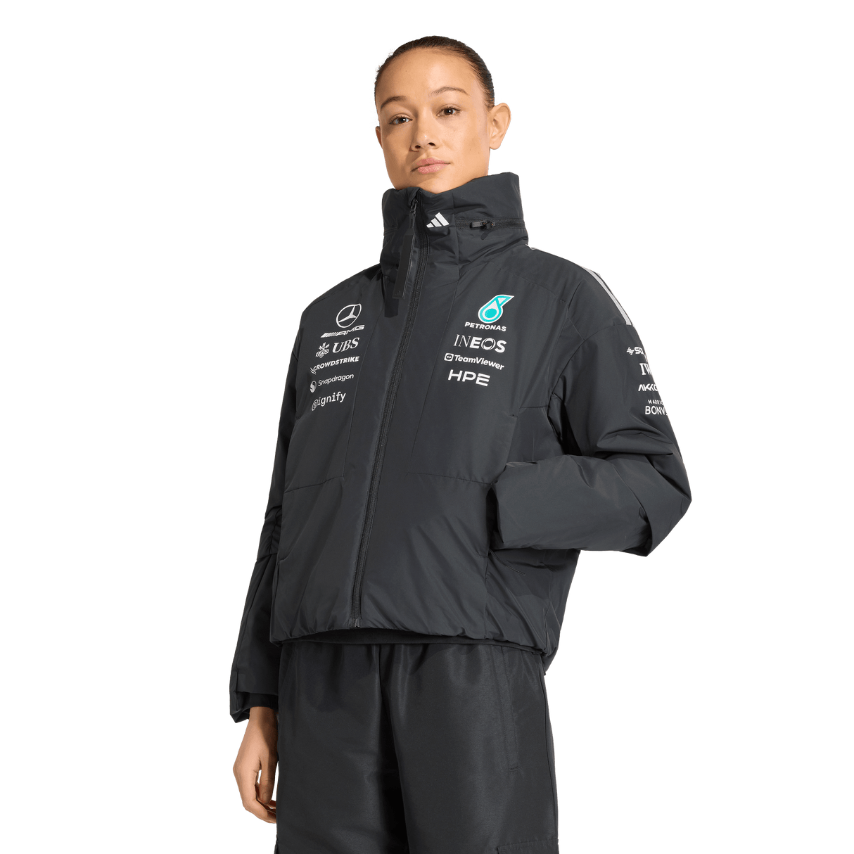 ADIDAS - Giacca Mercedes-Amg Petronas Formula 1 Team Engineers - Donna - Black - image 2
