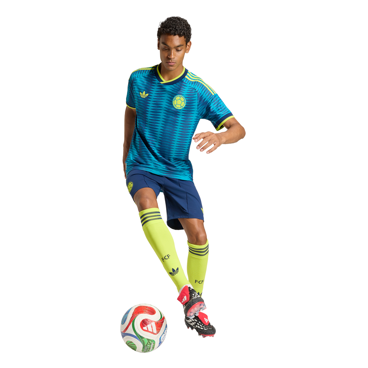 ADIDAS - Colombia 26 Away Authentic Jersey - Uomo - Turquoise - image 5