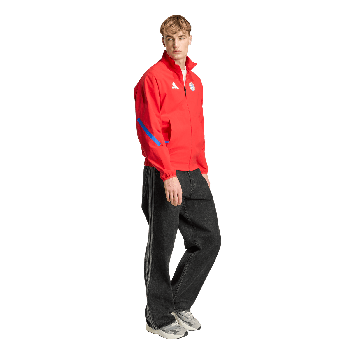 ADIDAS - Fc Bayern Z.N.E. Giacca Anthem - Uomo - Red - image 4