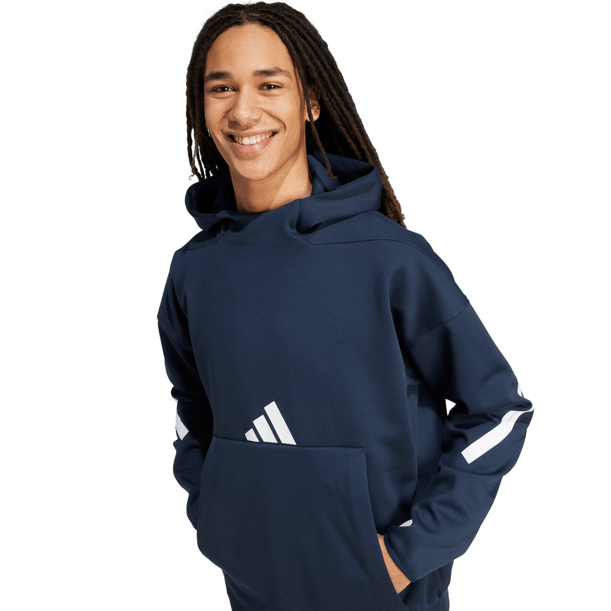 ADIDAS - Hoodie Z.N.E. - Uomo - Blue - image 6
