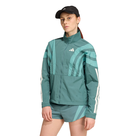 ADIDAS - Adizero Archive Running Jacket - Donna - Blue - image 2