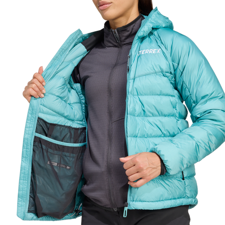 ADIDAS - Giacca Con Cappuccio In Piumino TERREX Xperior CLIMAWARM+ - Donna - image 27