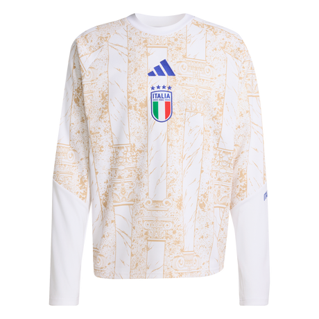 ADIDAS - Italy 26 Home Pre-Match Warm Top - Uomo - White - image 1