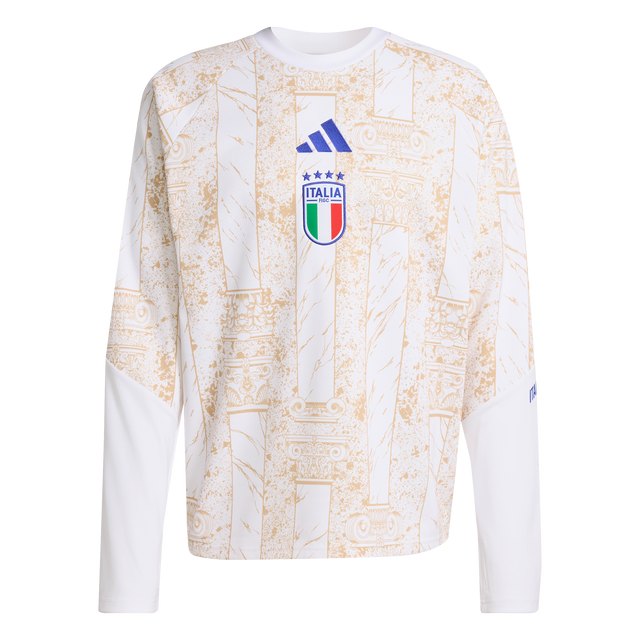 ADIDAS - Italy 26 Home Pre-Match Warm Top - Uomo - White - image 1