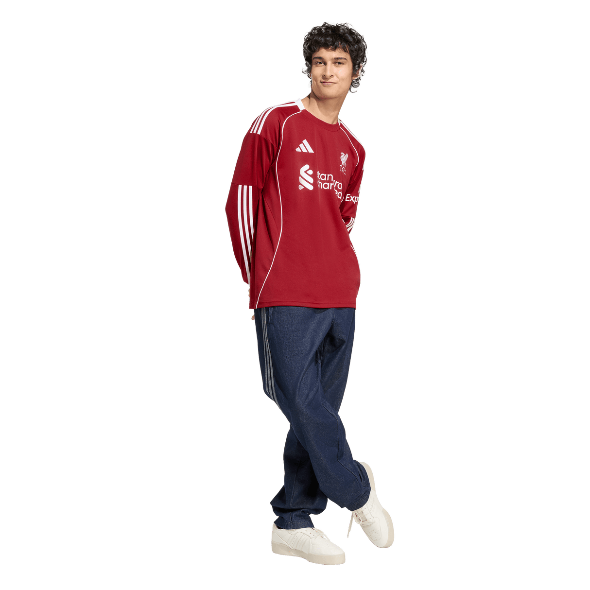 ADIDAS - Liverpool Fc 25/26 Home Jersey Longsleeve - Uomo - Black - image 5
