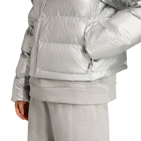 ADIDAS - Piumino Helionic Holiday CLIMAWARM - Donna - Silver - image 5