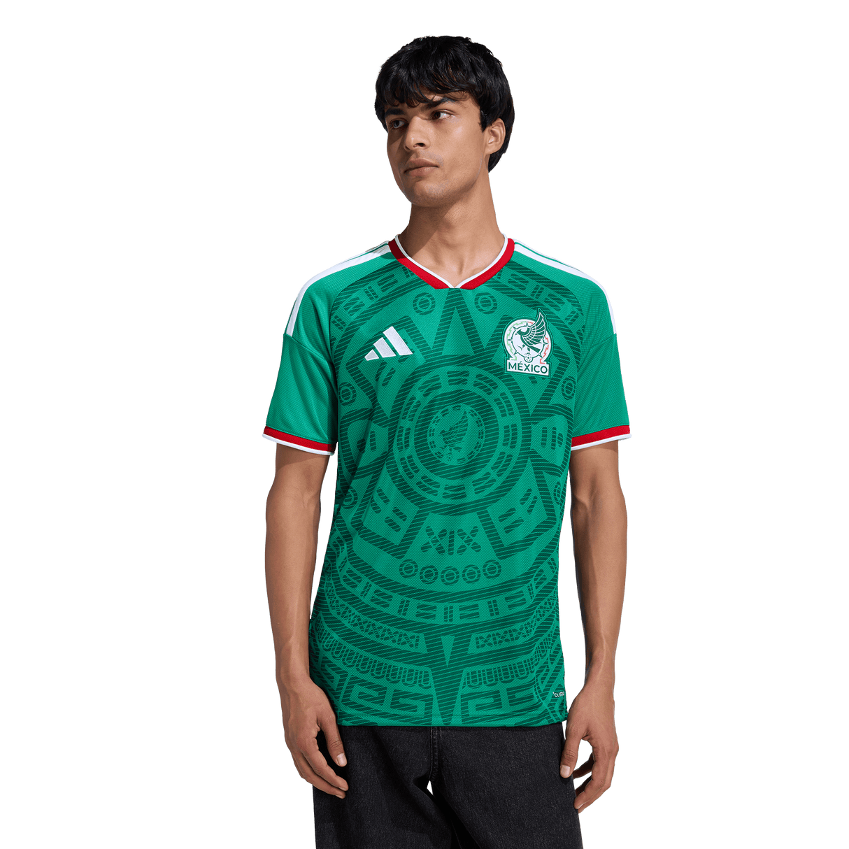 ADIDAS - Maglia Home Mexico 26 - Uomo - Green - image 3