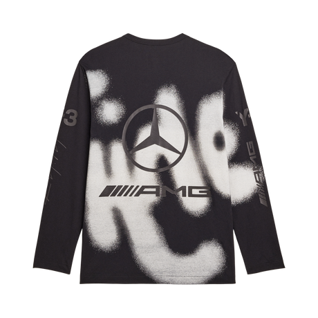 ADIDAS - Y-3 Mercedes - Amg Petronas Formula 1 Team Yohji Graphic Long Sleeve Tee - Black - image 9