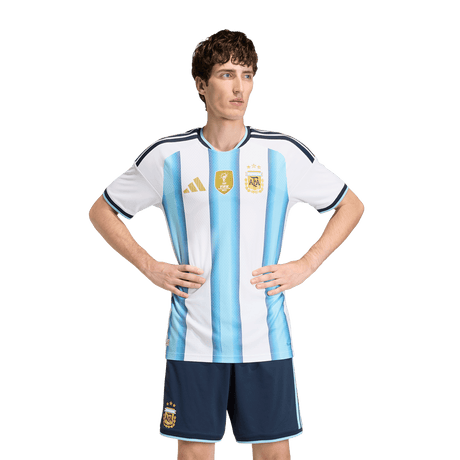 ADIDAS - Maglia Home Authentic Argentina 26 - Uomo - White - image 3