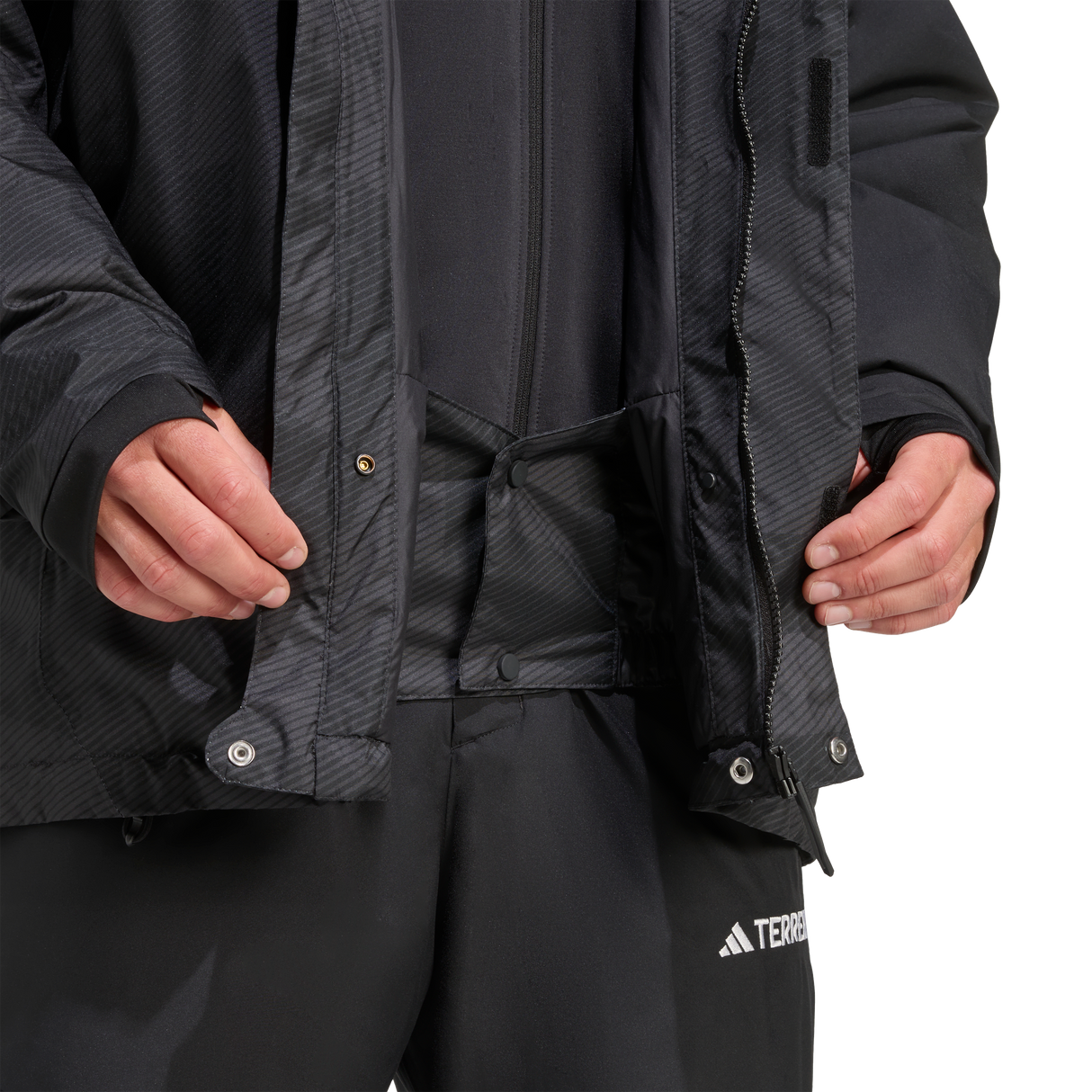 ADIDAS - Giacca Isolata TERREX Multi 2L RAIN.RDY - Uomo - Black - image 5