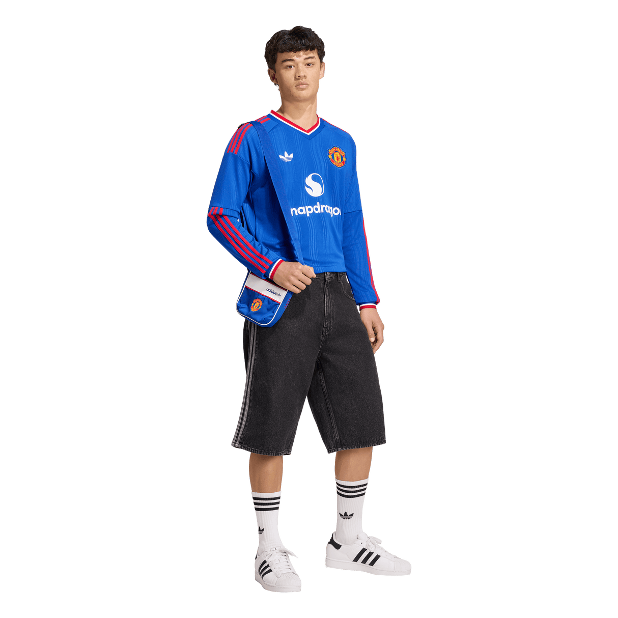 ADIDAS - Manchester United 26/27 Away Jersey Long Sleeve - Uomo - Blue - image 5
