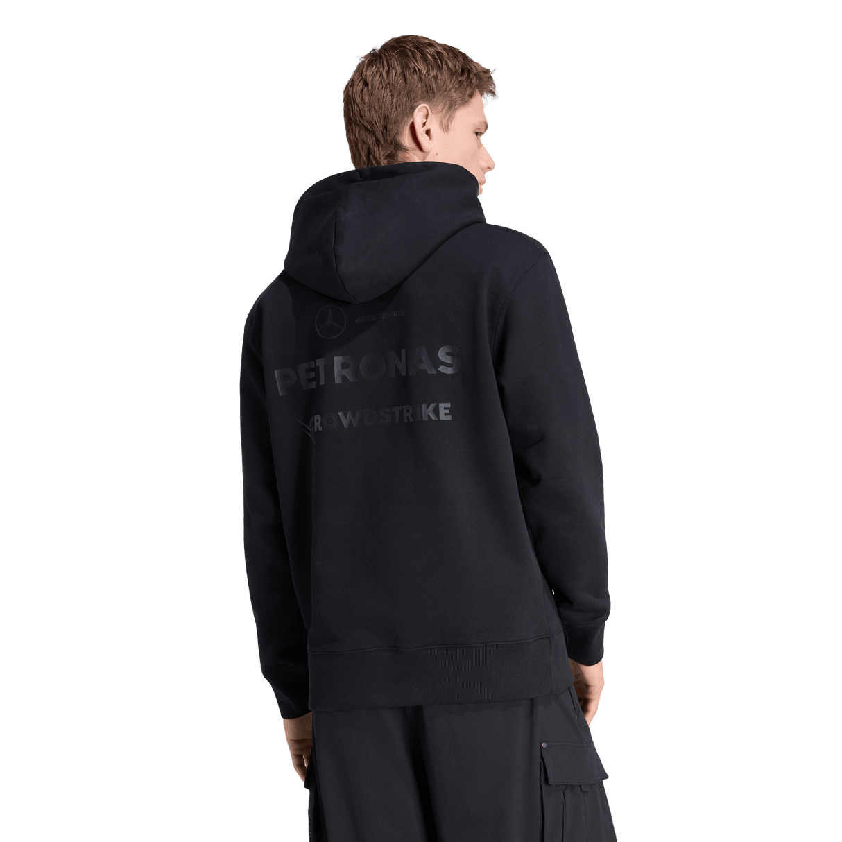 ADIDAS - Mercedes - Amg Petronas Formula 1 Team Felpa Con Cappuccio Night Driver Uomo - Black - image 3