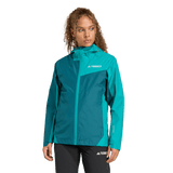 ADIDAS - Giacca TERREX Multi 2.5L RAIN.RDY - Donna - Green - image 2