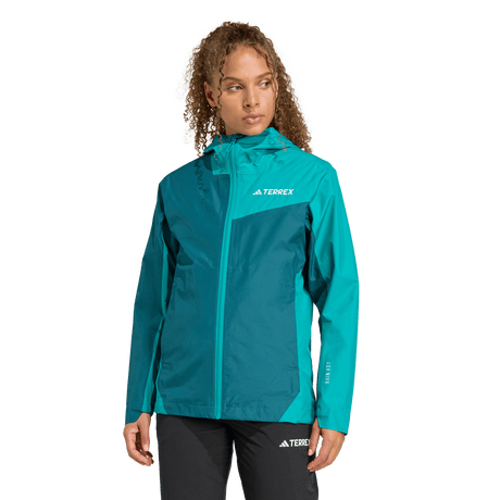 ADIDAS - Giacca TERREX Multi 2.5L RAIN.RDY - Donna - Green - image 2