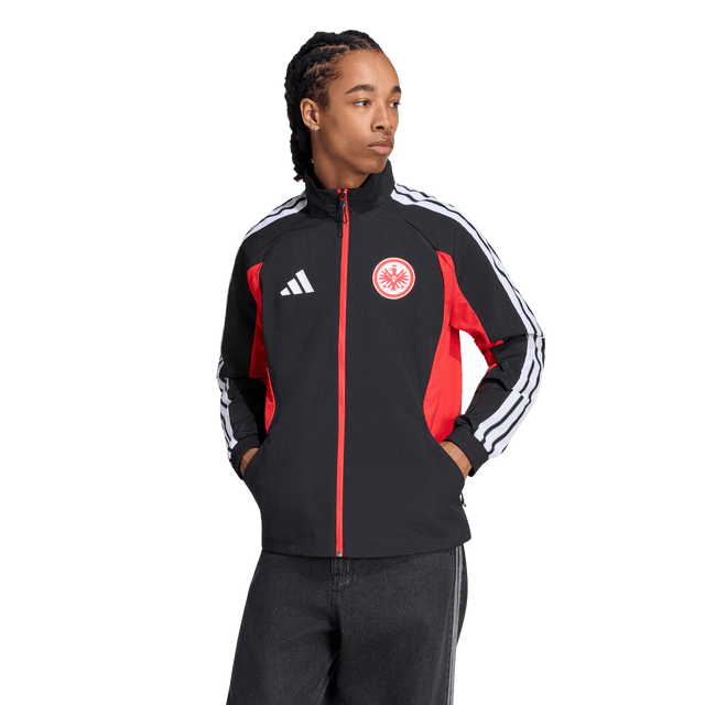 ADIDAS - Eintracht Frankfurt Home Anthem Jacket - Uomo - Black - image 1