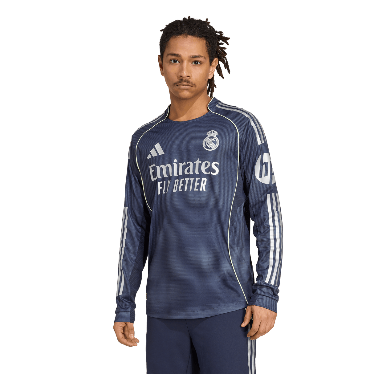 ADIDAS - Maglia A Manica Lunga Authentic Away 25/26 Real Madrid - Uomo - Blue - image 3