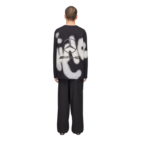 ADIDAS - Y-3 Mercedes - Amg Petronas Formula 1 Team Yohji Graphic Long Sleeve Tee - Black - image 3