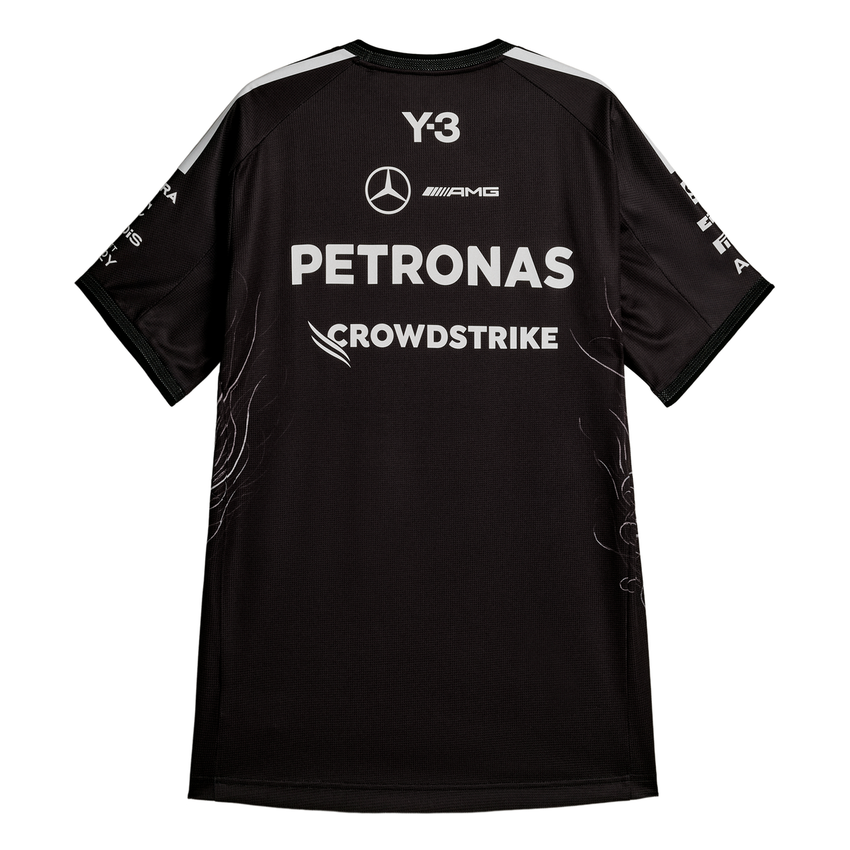 ADIDAS - Y-3 Mercedes - Amg Petronas Formula 1 Team Driver Short Sleeve Jersey - Black - image 9