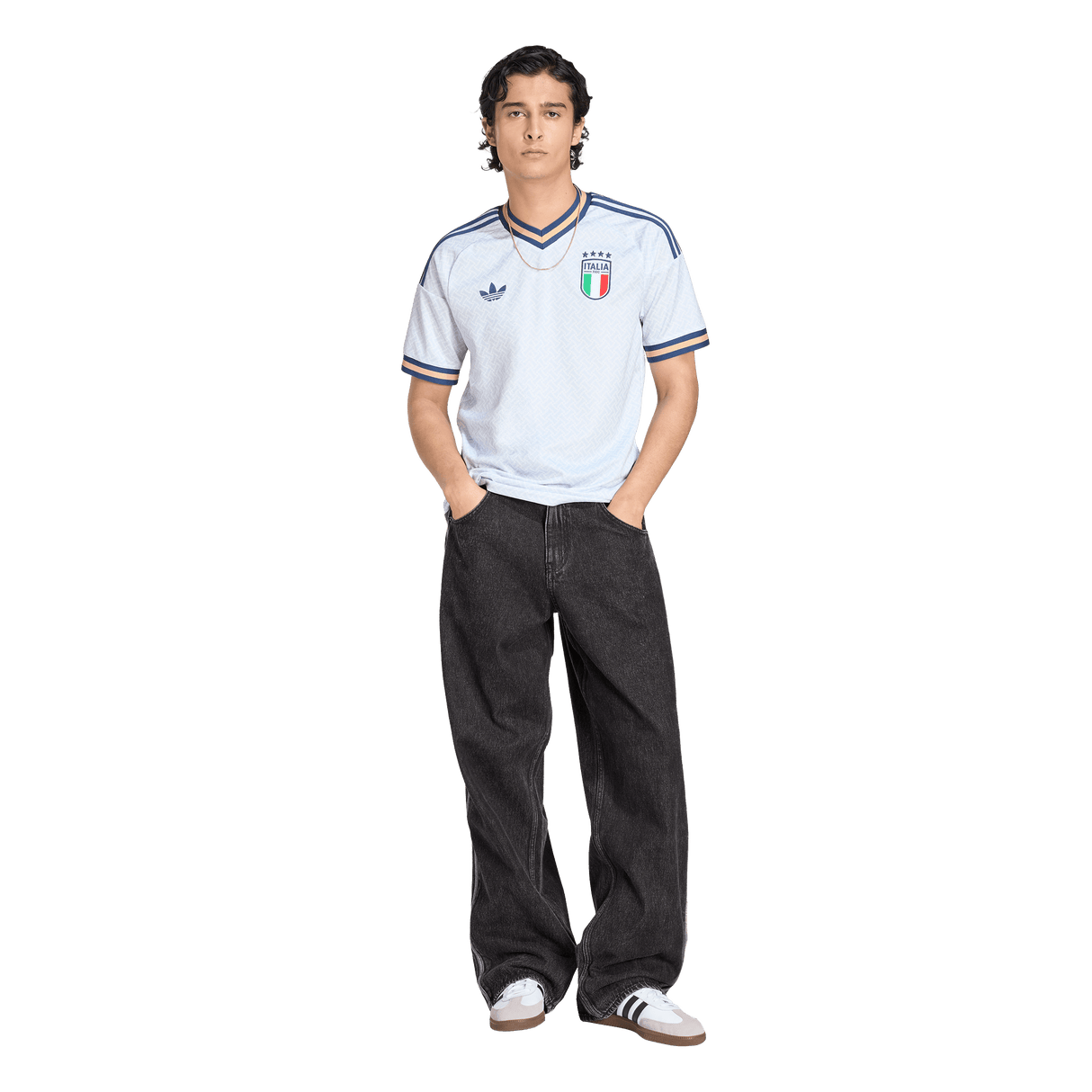 ADIDAS - Italy 26 Away Jersey - Uomo - Blue - image 5