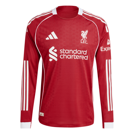 ADIDAS - Liverpool Fc 25/26 Home Authentic Jersey Longsleeve - Uomo - Black - image 1