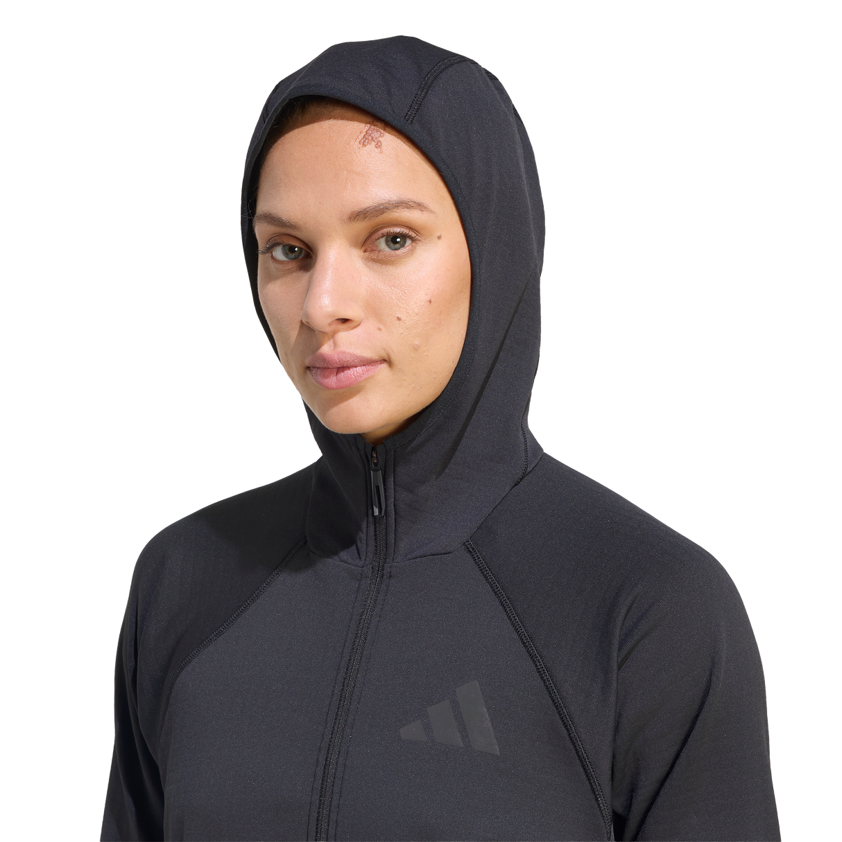 ADIDAS - TERREX Xperior CLIMAWARM+ Ventknit Fleece Hooded Jacket - Donna - Black - image 5