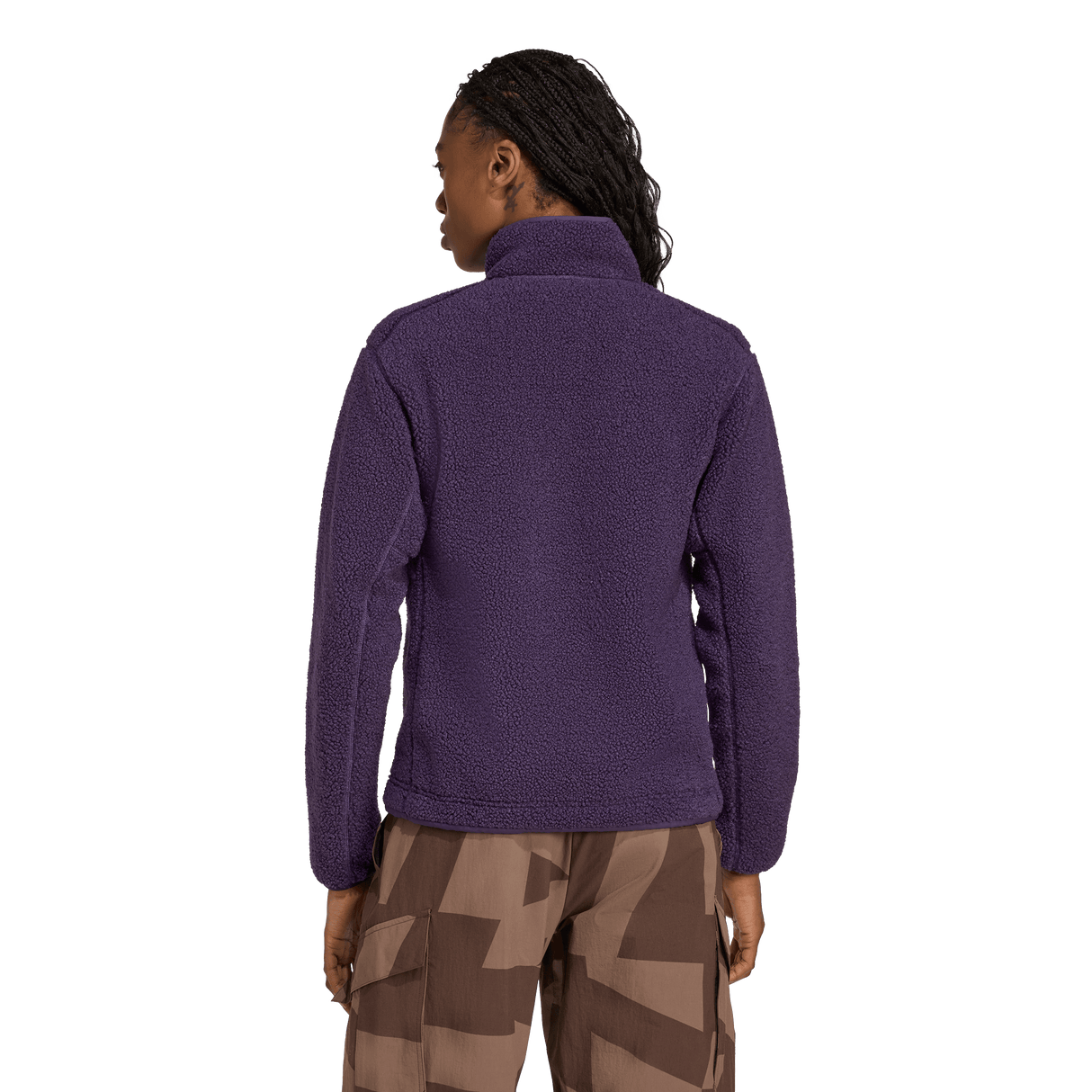 ADIDAS - Felpa TERREX Xploric High Pile Fleece Pullover - Donna - Purple - image 3