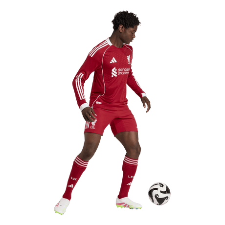 ADIDAS - Liverpool Fc 25/26 Home Authentic Jersey Longsleeve - Uomo - Black - image 5