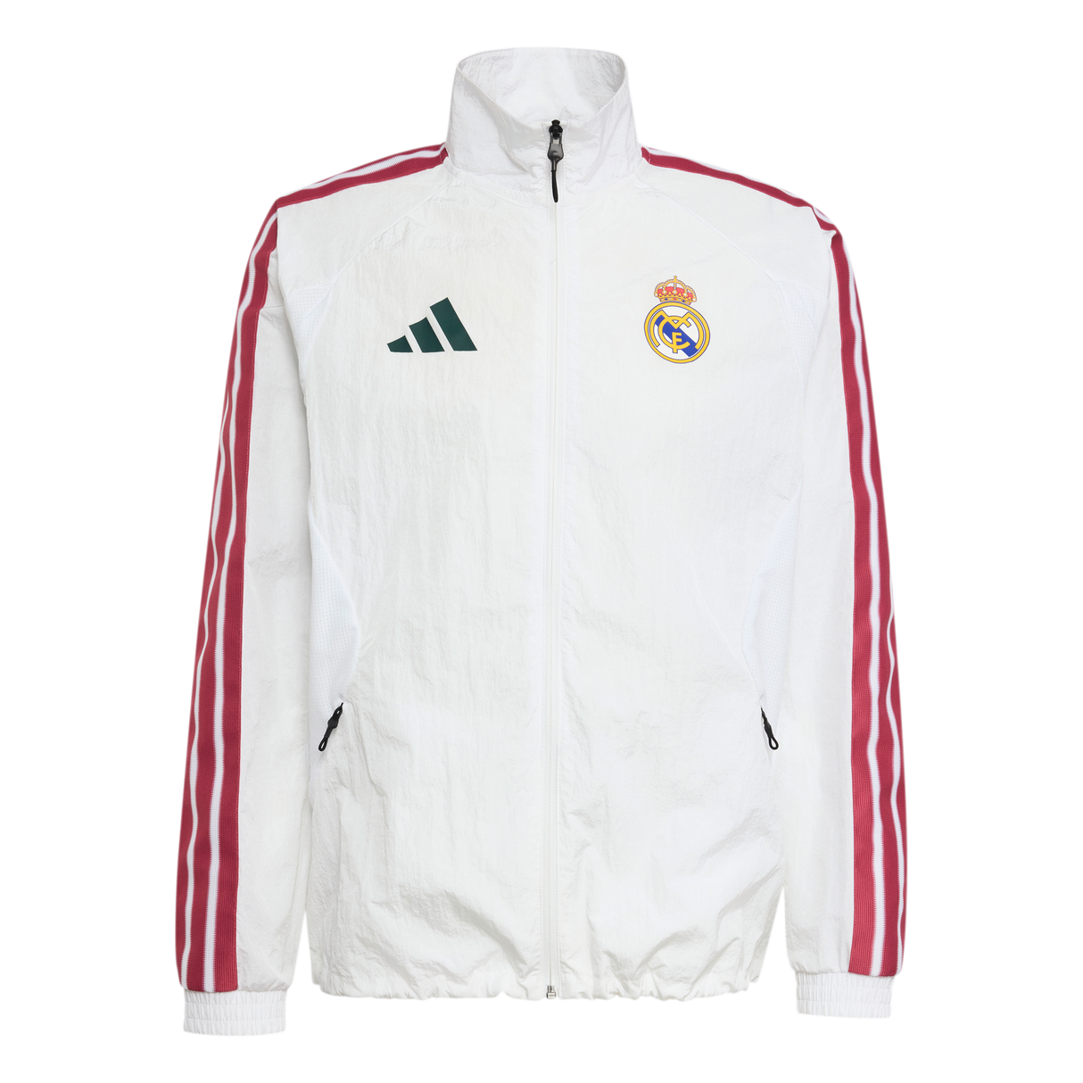 ADIDAS - Real Madrid Home Anthem Jacket - Uomo - White - image 1