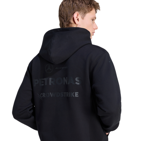 ADIDAS - Mercedes - Amg Petronas Formula 1 Team Felpa Con Cappuccio Night Driver Uomo - Black - image 5
