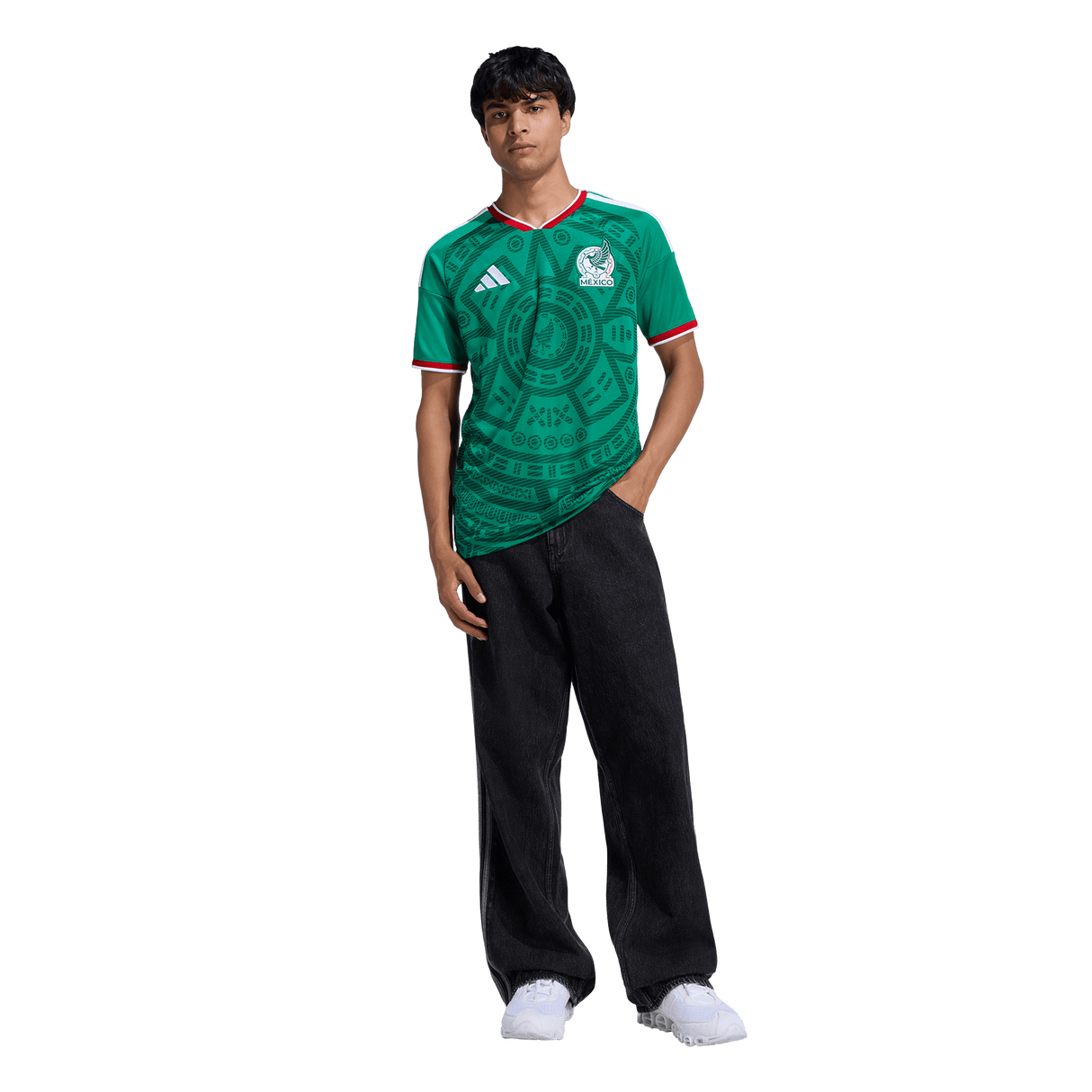 ADIDAS - Maglia Home Mexico 26 - Uomo - Green - image 5
