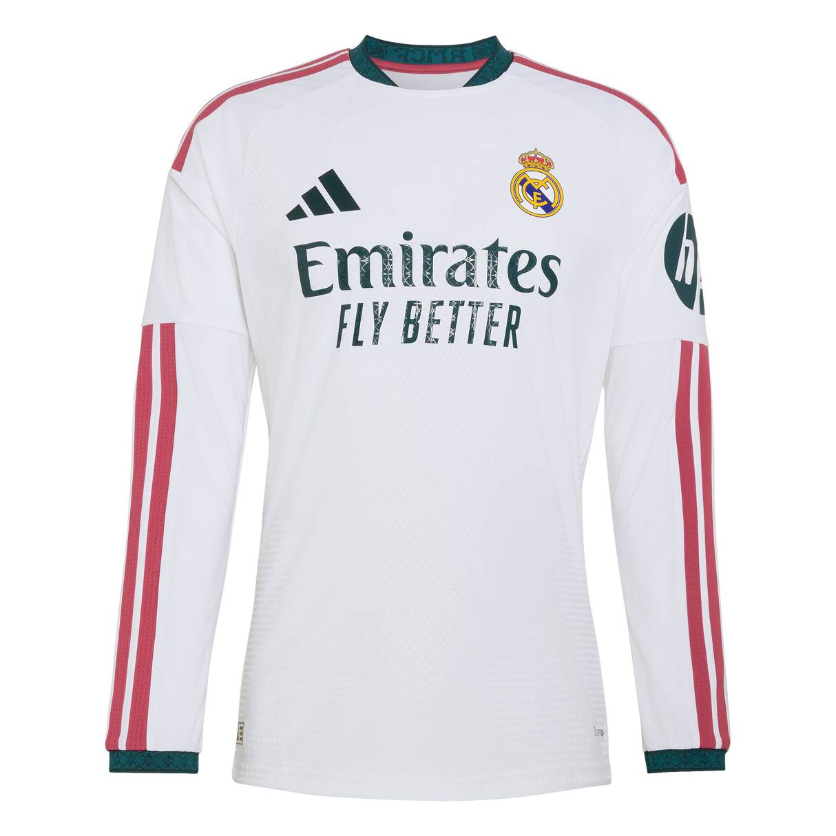 ADIDAS - Real Madrid 26/27 Home Authentic Jersey Long Sleeve - Uomo - White - image 1