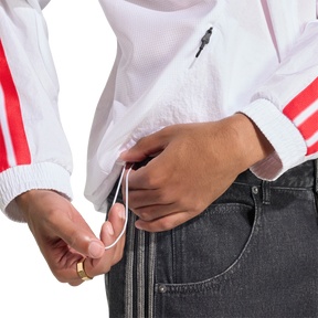 ADIDAS - Olympique Lyonnais Home Anthem Jacket - Uomo - White - image 6