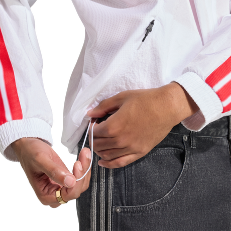 ADIDAS - Olympique Lyonnais Home Anthem Jacket - Uomo - White - image 6