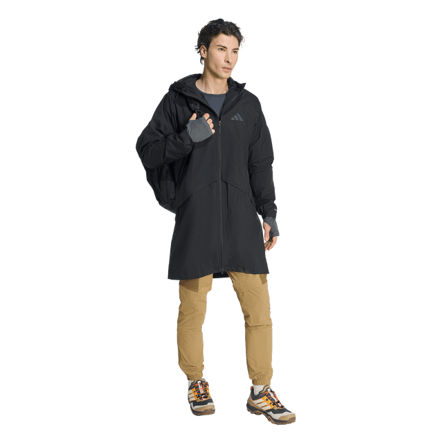 ADIDAS - Parka Antipioggia CLIMAPROOF TERREX Multi 2 Strati - Uomo - Black - image 4