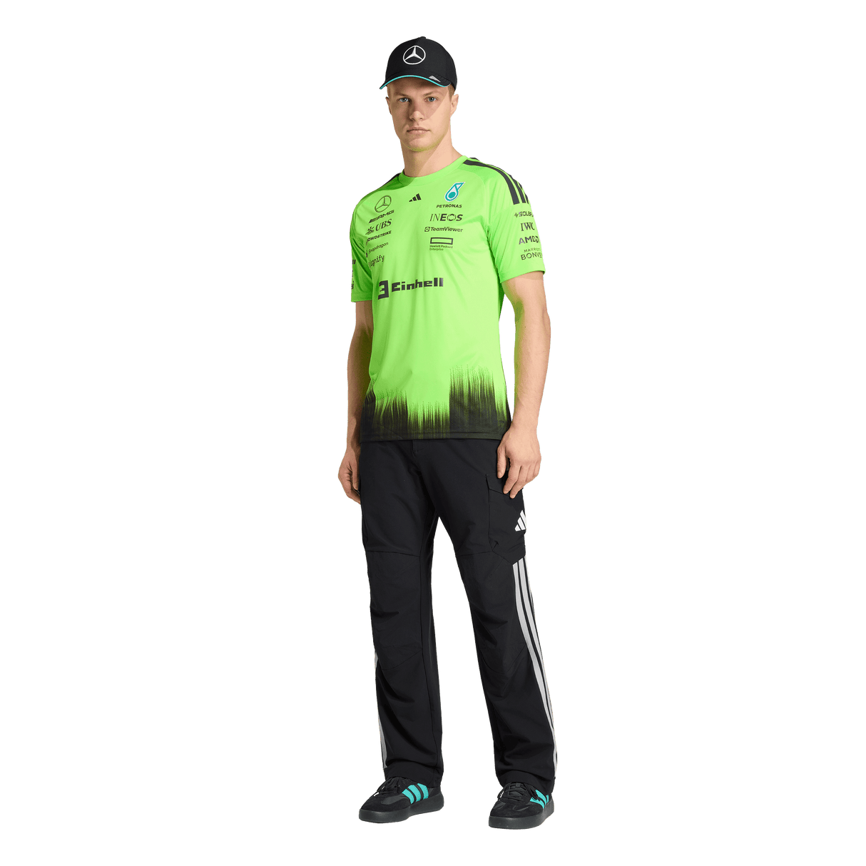 ADIDAS - Pantaloni Mercedes - Amg Petronas Formula 1 Team Mechanics - Uomo - Black - image 4